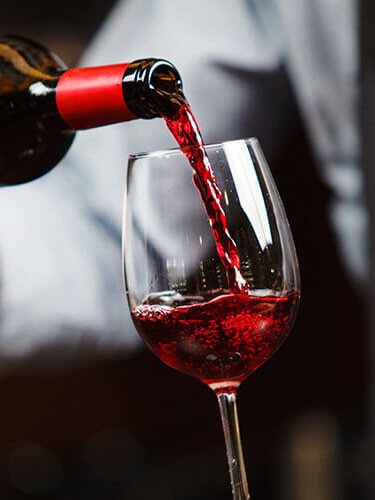 A bottle of wine and a meal at Shoalwater Tavern